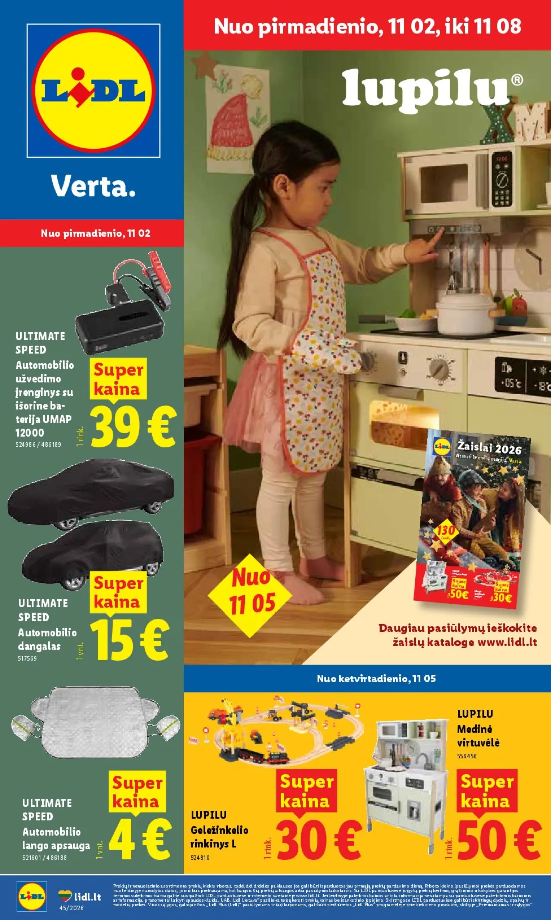 LIDL Ne maisto prekių pasiūlymai, 1 psl.