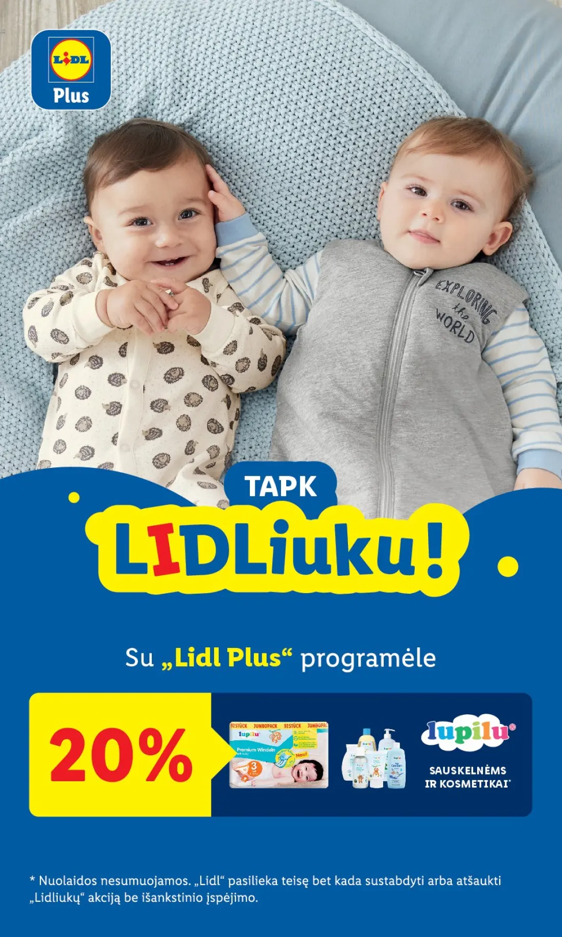 Tapk LIDLiuku!, 2 psl.: TAPK Lidl Plus SAUSKELNĖMS KOSMETIKAI