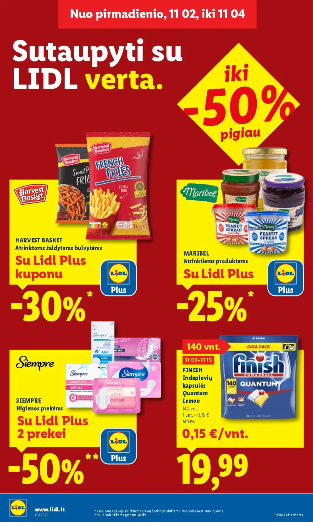 LIDL Maisto prekių pasiūlymai, 2 psl.