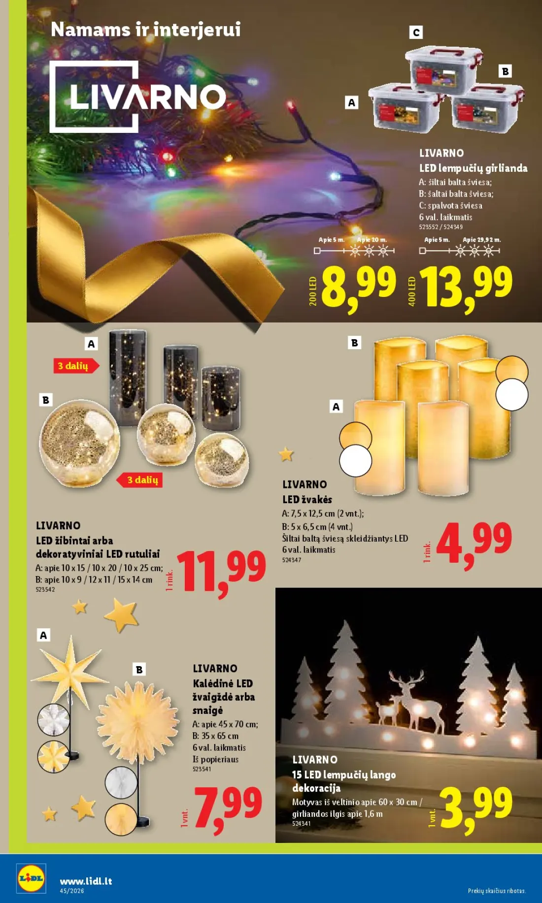 LIDL Ne maisto prekių pasiūlymai, 6 psl.