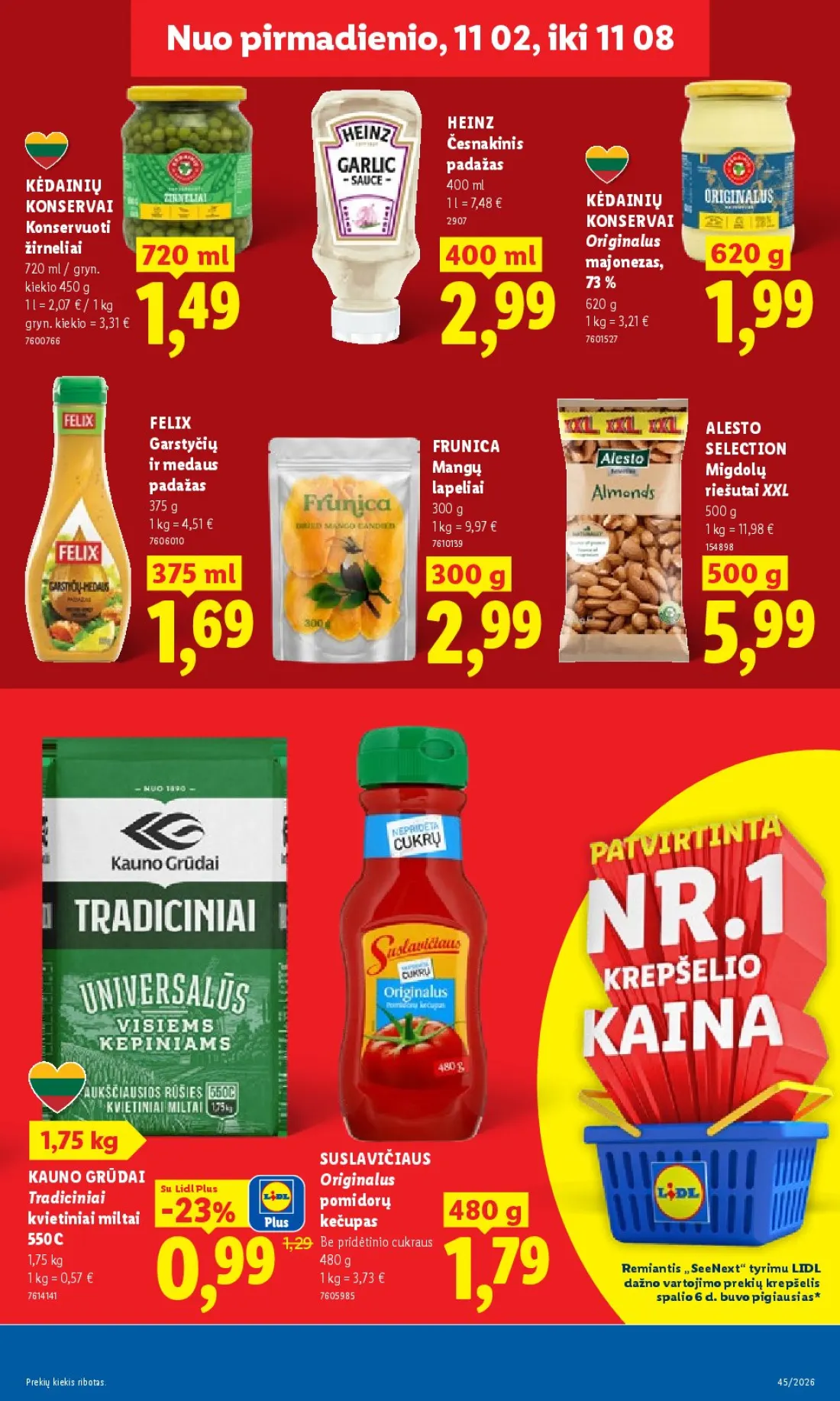 LIDL Maisto prekių pasiūlymai, 13 psl.