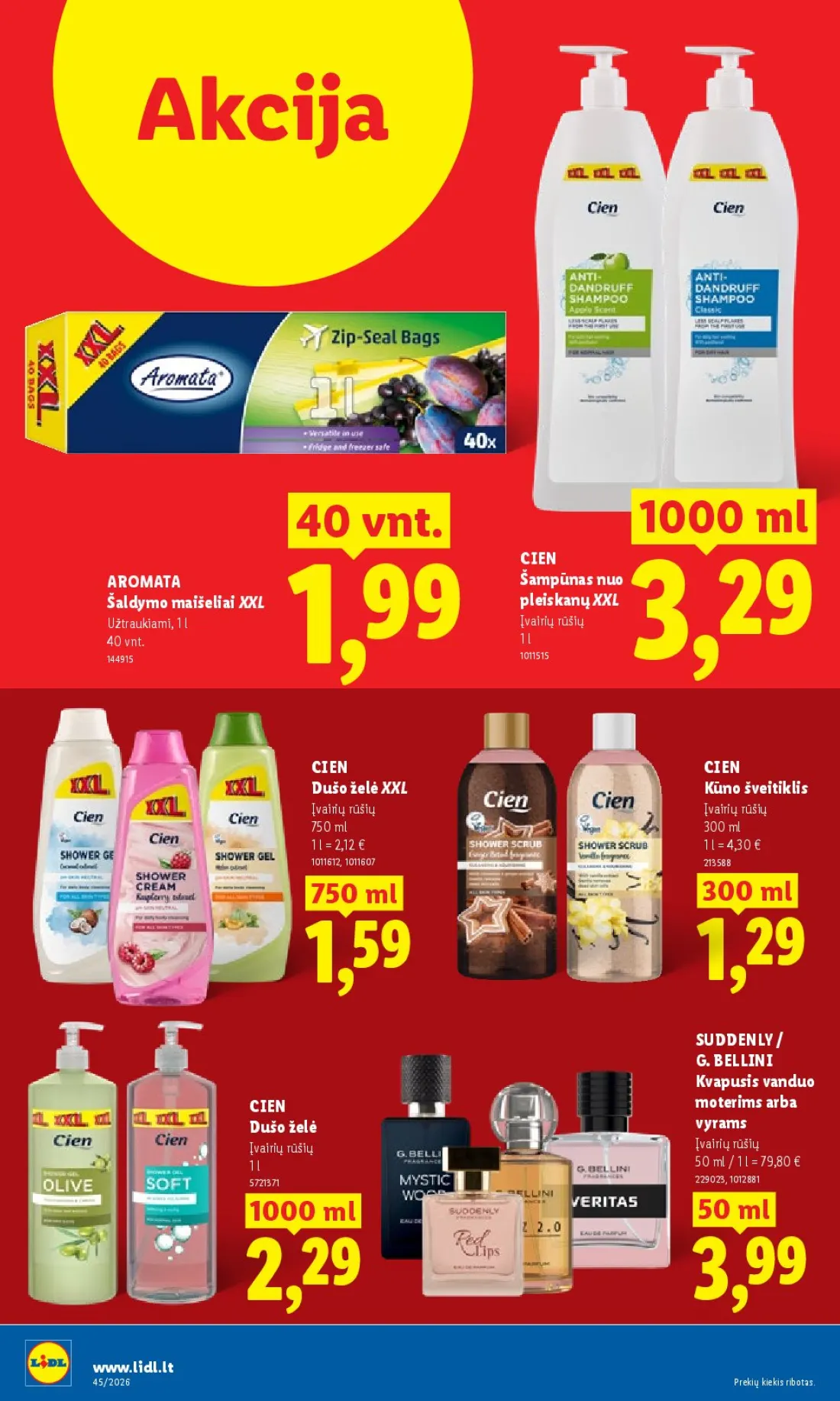 LIDL Maisto prekių pasiūlymai, 16 psl.