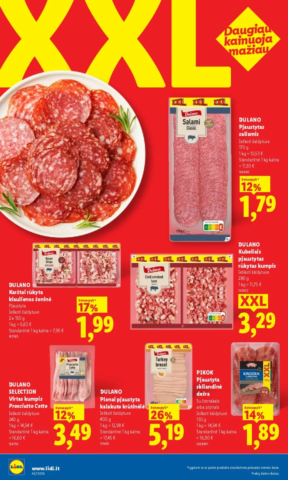 LIDL Maisto prekių pasiūlymai, 18 psl.