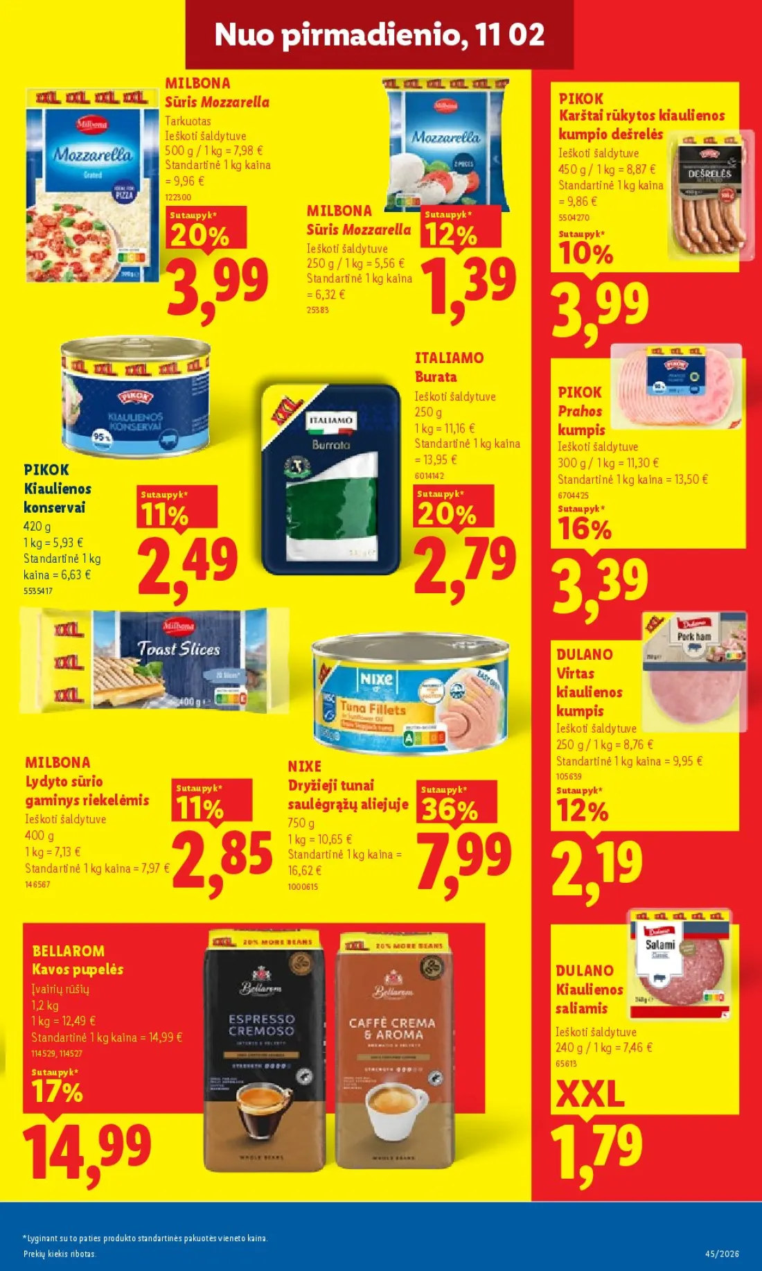 LIDL Maisto prekių pasiūlymai, 19 psl.