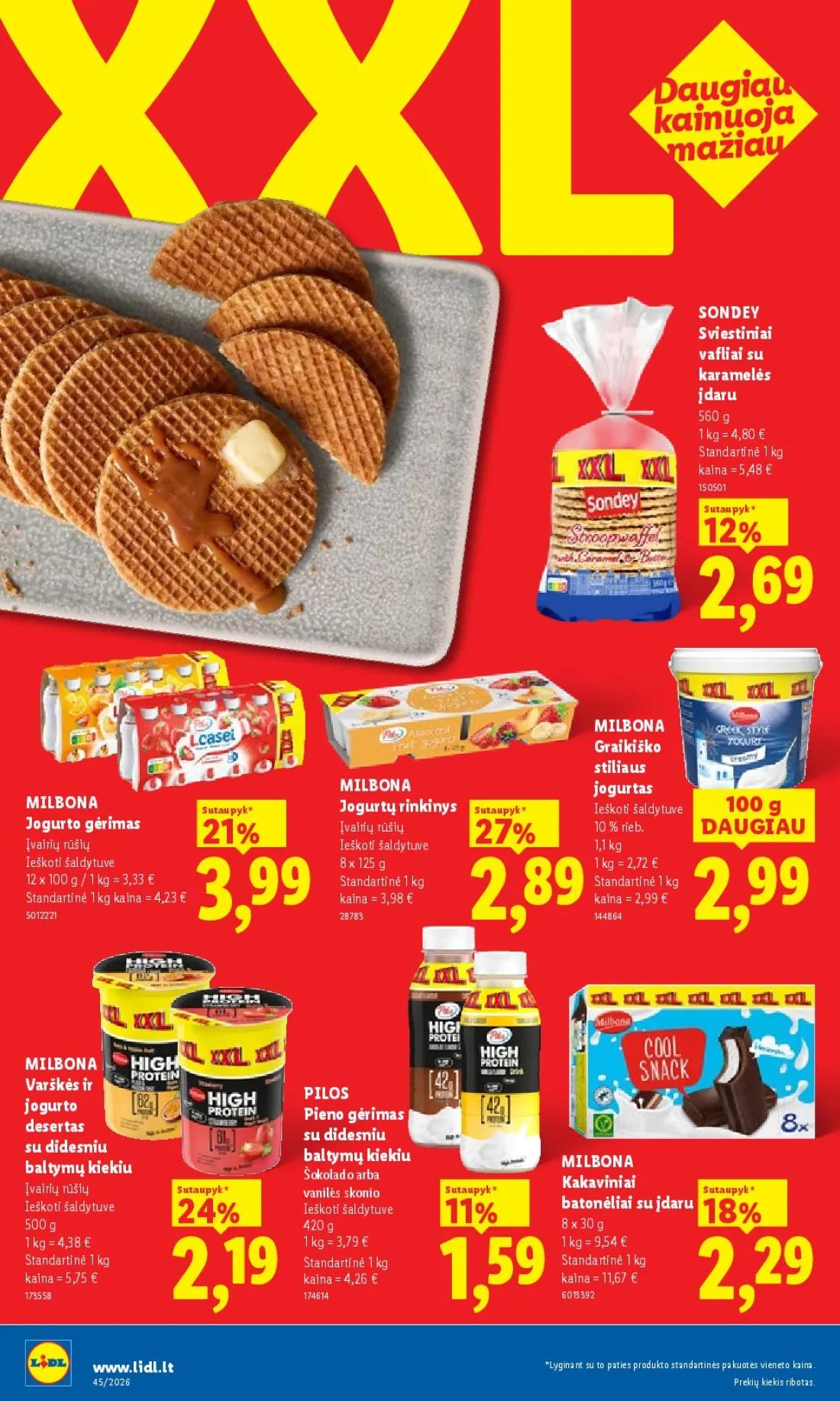 LIDL Maisto prekių pasiūlymai, 22 psl.