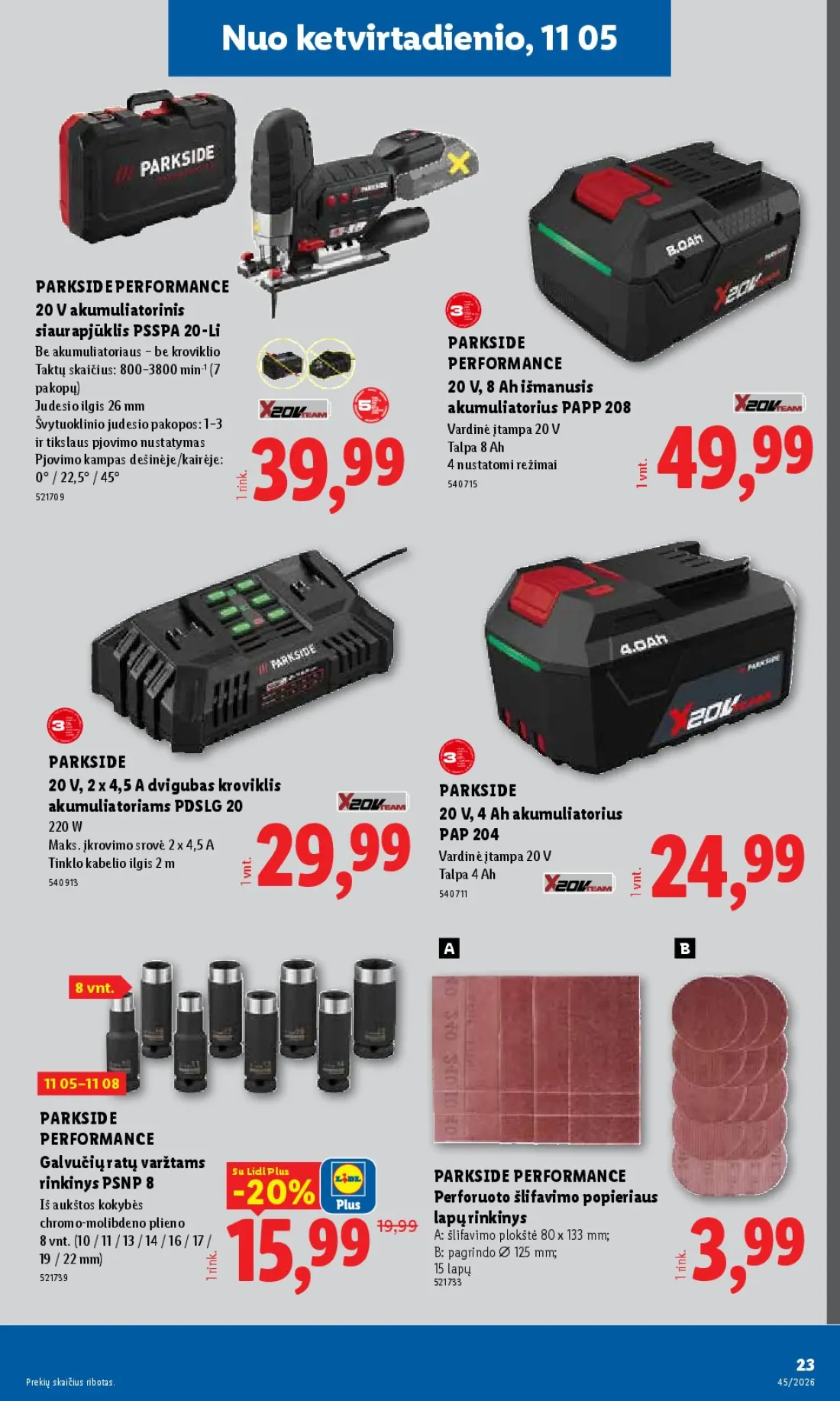 LIDL Ne maisto prekių pasiūlymai, 23 psl.