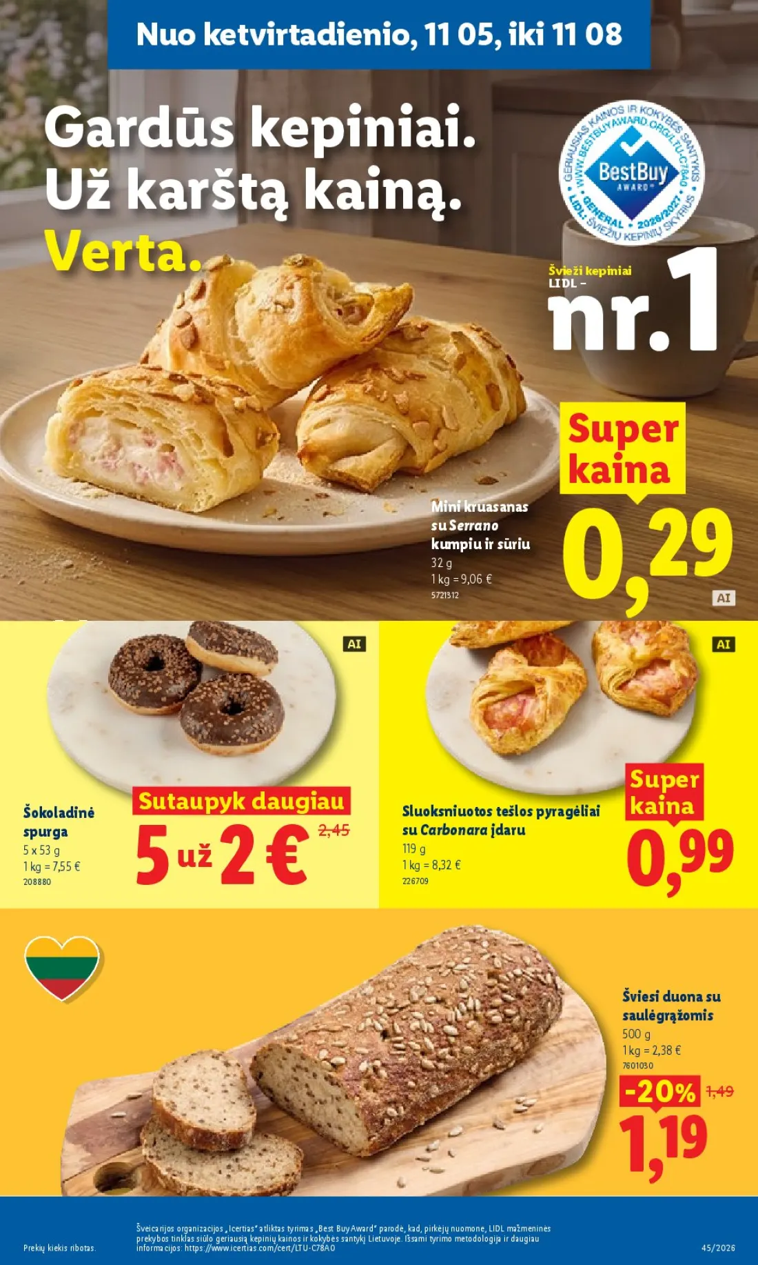 LIDL Maisto prekių pasiūlymai, 31 psl.