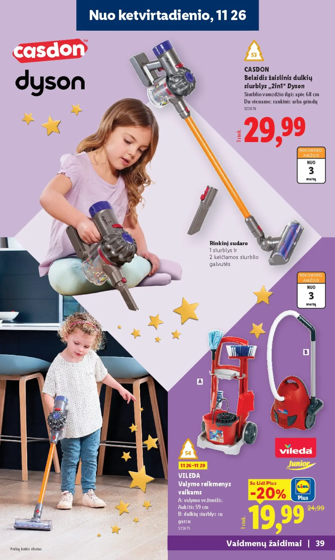 LIDL Žaislų katalogas, 39 psl.