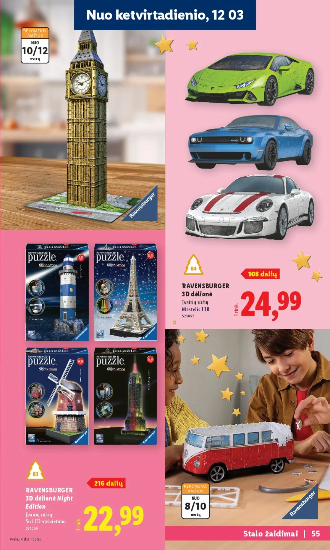 LIDL Žaislų katalogas, 55 psl.